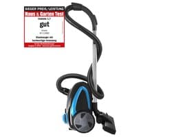 Emerio Stofzuiger met Zak - 2,5 Liter - HEPA10 Filter - Snoerlengte 5m - 800W - VE-112682.8 - Vacuum Cleaner Zwart / Blauw