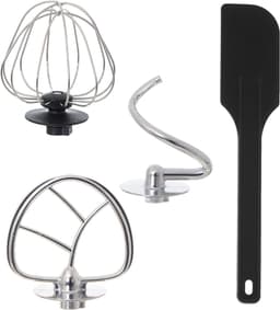 Florixa® Mixer met mengkom - Mixer - Mixer met mengkom keukenmachine - Zilver - 22 cm x 35 cm x 30 cm — thumbnail 3