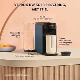 Krups Nespresso Vertuo UP XN9404 - Koffiecupmachine - Blauw — thumbnail 3