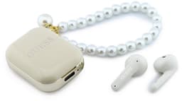 Guess oortjes met parel armband - TWS Bluetooth - Beige — thumbnail 3