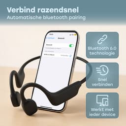 Audyn Bone G2 - Sport Oordopjes - Bone Conduction Headphone - Bluetooth - Open Ear Oortjes - Draadloos - Waterbestendig - 8GB MP3 — thumbnail 4