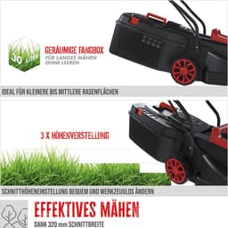 Elektrische Grasmaaier - Graskantmaaier - Gazon Onderhoud - Lichtgewicht Compact Ontwerp - 32cm Snijdbreedte — thumbnail 5