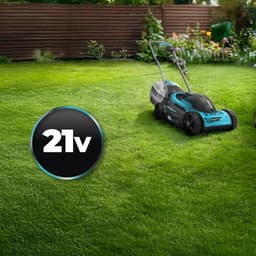 Accugrasmaaier - Elektrische grasmaaier - Gazon onderhoud - Borstelloze motor - 32 cm maaibreedte — thumbnail 2