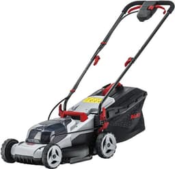 Accu Grasmaaier - Draadloze Grasmaaier - Gazon Onderhoud - Dubbele Accu Systeem - 34 cm Maaibreedte - Grijs — thumbnail 5