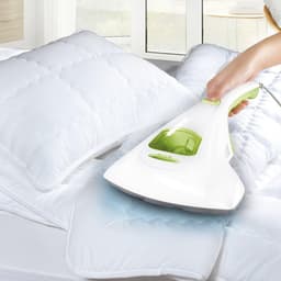 Aurixi® Huisstofmijt Stofzuiger - Matras Reiniger Met Sterke zuigkracht – Matrasreiniger Met UV-C Licht - Matras Stofzuiger - Matrasreiniger Stofzuiger - Anti Huisstofmijt - Huisstofmijt Bestrijder - Wit - ‎33cm x 25cm x 12cm — thumbnail 2