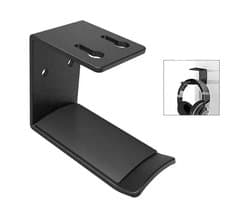 Killogood Hoofdtelefoonhouder bureau metalen – universeel koptelefoon standaard zwart