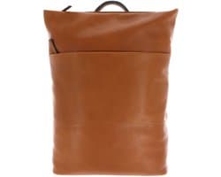 LEONHARD HEYDEN Leren laptop rugzak rugzak met laptopvak Hamburg RV-Rucksack 7080 Cognac bruine