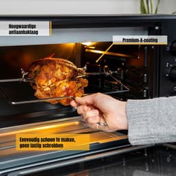 SVN® Heteluchtoven - Oven - Airfryer Oven - Zwart - 56cm x 41cm x 35cm — thumbnail 8