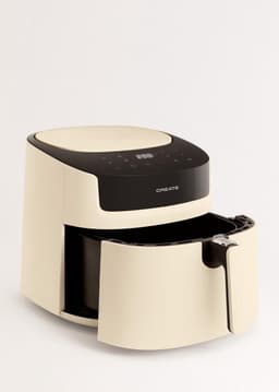 Grote Heteluchtfriteuse 6.2 Liter Crèmewit met Timer en LCD — thumbnail 7