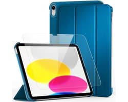 Beschermhoes met Screenprotector voor iPad 11e/10e Generatie (2025/2022) - Volledige Bescherming Blauw