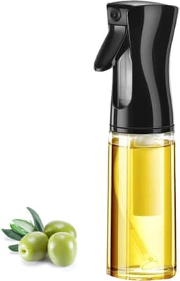 Flow Goods Olijfolie Sprayer – Zwart – Olie Spray - Navulbaar Olie Glas – 200 ML – Cooking Spray - BBQ Accesoires – Airfryer — thumbnail 1