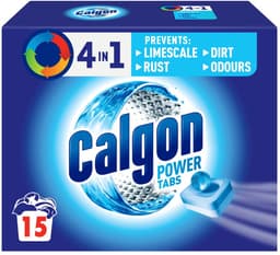 Calgon - Wasmachinereiniger - Powerball Tabs - 3 in 1 - 15 Wasbeurten - 195g — thumbnail 1