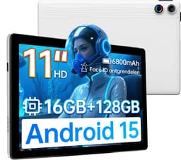Hotlight A7 - Android 15 Tablet - 11 inch - 16(4+12)GB RAM/128GB ROM– 6800mAh - Wit — thumbnail 1