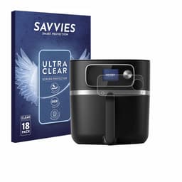 Savvies - Screenprotector voor Philips Airfryer HD9880/90 - Folie Beschermfolie transparant 18 Stuks — thumbnail 2