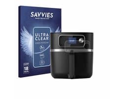 Savvies - Screenprotector voor Philips Airfryer HD9880/90 - Folie Beschermfolie transparant 18 Stuks