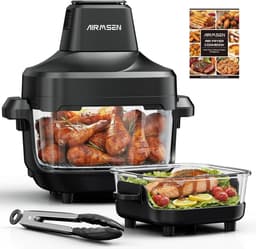 Draagbare Airfryer 4.5 Liter - Compact en Makkelijk in Gebruik — thumbnail 1
