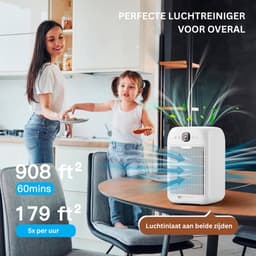 NBAP® Air Purifier - Luchtreiniger - Luchtbevochtiger - Wit — thumbnail 3