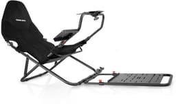 REBBLERS® SIMR 100G Foldable Sim Racing Cockpit - Opvouwbare Racestoel - Compact - Zwart — thumbnail 1