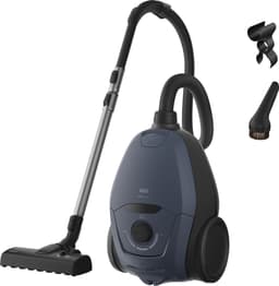 AEG VX83-2DB - Stofzuiger met stofzak - Zeer stille stofzuiger met 64 dB- HEPA filtratie - Stilste stofzuiger in zijn klasse - 12m actieradius - Sterke zuigkracht - Vacuum cleaner - Denim Blauw - 64 dB — thumbnail 1
