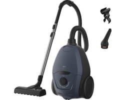 AEG VX83-2DB VX8.3 - Stofzuiger met stofzak - AllFloor - Denim Blauw - 64 dB