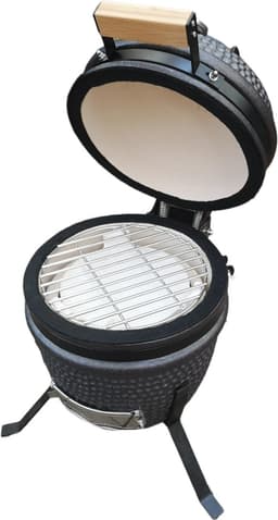 Compleet - Own Grill 13 inch kamado barbecue V1 zwart met heatdeflector — thumbnail 2
