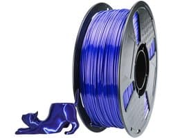 Zijdeachtig Flexibel TPU Filament 1.75mm Koningsblauw - 1KG voor 3D Printer - Hardheid 57D