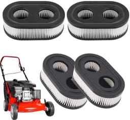 Vier luchtfilters Geschikt voor grasmaaiers, vervangingsonderdelen Geschikt voor Briggs & Stratton 798452 en 593260. — thumbnail 1