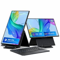 Blackview Table 10 Portable Monitor + Toetsenbord - 23,8 Inch Full HD Draagbare Monitor - Draagbaar Scherm met USB-C & HDMI - Plug & Play — thumbnail 1