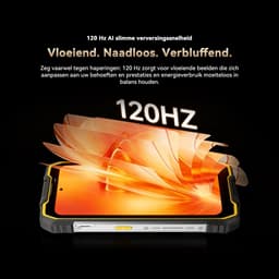 OSCAL PILOT 5 - Robuuste Smartphone - 5G - 36GB RAM - 256GB ROM - 6.67 inch 120Hz - 15000mAh Robuuste Telefoon - Android 16 - NFC - GPS - Geel — thumbnail 5