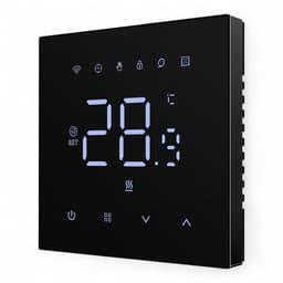 Inbouw Thermostaat | Wifi | Touchscreen bediening | Inbouw | Programmeerbaar | Tuya Smart Life | Google Home Alexa | Zwart — thumbnail 5