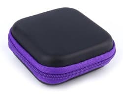 Opbergetui voor Sleutelhanger - Stevige Hardcase met Hoofdtelefoon- en USB-opbergmogelijkheden