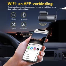 MIRA® Dual Dashcam - Voor en Achter Camera – Auto Camera Met Nachtzicht – Zwart - 5cm x 10cm x 4cm — thumbnail 3
