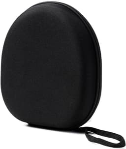 Koptelefoon Case - Koptelefoonhoes - On-ear/Over-ear - Harde Beschermhoes - Koptelefoon Hoesje - Beschermhoes - Draagtas - Waterbestendig - Stootvast - Oortjes Opberg Hoesje - Voor de meeste Bluetooth/HIFI/bedrade hoofdtelefoon/Gaming-headset - Zwart — thumbnail 2