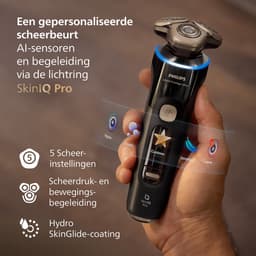 PHILIPS Shaver i9000 Prestige Ultra Wet&Dry  XP9400/31 Scheerapparaat Zwart — thumbnail 5