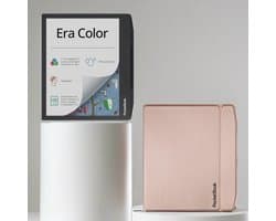 PocketBook Era Color + Beige Hoesje - Flip Cover - Voordeelbundel