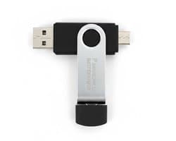 2-in-1 Usb Stick | 32GB Snelle USB Flash Drive | Perfecte Opslag voor Foto's, Video's, en Bestanden | Geschikt voor iPhone, Samsung en Externe Gegevens opslag, Plug-and-Play, Draagbare USB Stick