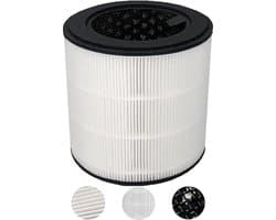 Geschikt voor Philips FY0194 FY0293 luchtreiniger, 3-in-1 HEPA en actief koolfilter AC0830.
