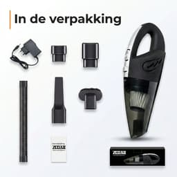 Kruimelzuiger- Kruimeldief snoerloos - Handstofzuiger met 4 opzetstukken - Zedar S300 — thumbnail 11