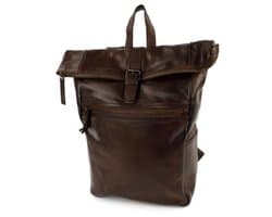 Bear Design Rick Rolltop Laptop Rugzak - Rugtas - 13 inch - Bruin