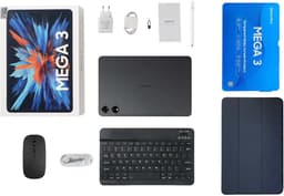 Blackview Mega 3 Tablette - 12,1 pouces - Android 15 - 4G LTE+ - 36 GB RAM - 256 GB ROM - 8800 mAh - 120Hz - 13 Mpx + 50 Mpx - Gemini AI 2.0 - Grijs — thumbnail 5