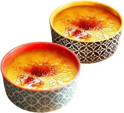 Goodivery- Crème Brulee schaaltjes - 6-Delige Set - 120 ML - Porselei - Souffle Vormpjes - Ovenbestendig - Kleine Ovenschaal - Ragout Fin Schalen - Magnetron - Airfryer- En Vaatwasmachinebestendig - Ø 9 cm — thumbnail 2