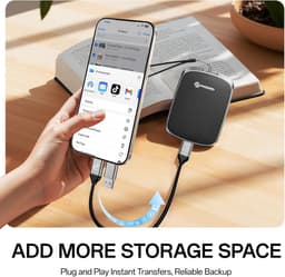 Draagbare Externe SSD 4TB Hoogte, Snelle 5Gbps Type-C Opslag — thumbnail 5