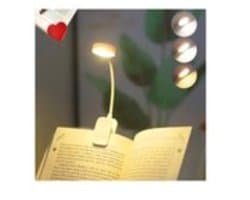 Oplaadbare leeslamp met 3 verlichtingsstanden en oogbescherming - Batterij met lange levensduur, 360° flexibele opklikbare boeklamp