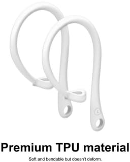 Livé® Wit Eartips & Earhook – 1 Paar Anti-verloren Houder Geschikt Voor AirPods — thumbnail 2