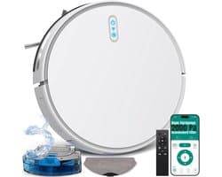 Core® Robotstofzuiger huisdieren - Robotstofzuiger - Stofzuiger - Wit - 31cm x 31cm x 8cm