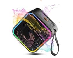 Draagbare Bluetooth Speaker met Diepe Bas en RGB Verlichting