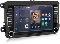Junsun Android 15 Autoradio Geschikt Voor VW Golf 5 6 Passat Skoda Fabia TIguan Touran Polo EOS Jetta Accessoires, 1GB+32GB, DAB+, GPS-Navigatiesystem - Bluetooth - 7-inch HD Touchscreen - DSP - RDS - FM, Plug & Play, Quad-core processor — thumbnail 1