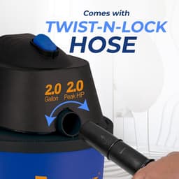 Krachtige Nat/Droog Stofzuiger 2L - Met Blaasfunctie - Ideaal voor Auto, Huis en Garage — thumbnail 3