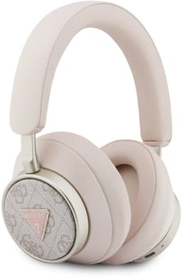 Guess Bluetooth Koptelefoon - ENC - PU Leather met opberdoos - 4G Triangle Logo - Roze — thumbnail 1