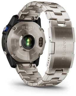 Garmin - 010-02582-51 - D2™ Mach 1 - Smartwatch met geventileerde titanium band en extra zwarte siliconen band — thumbnail 9